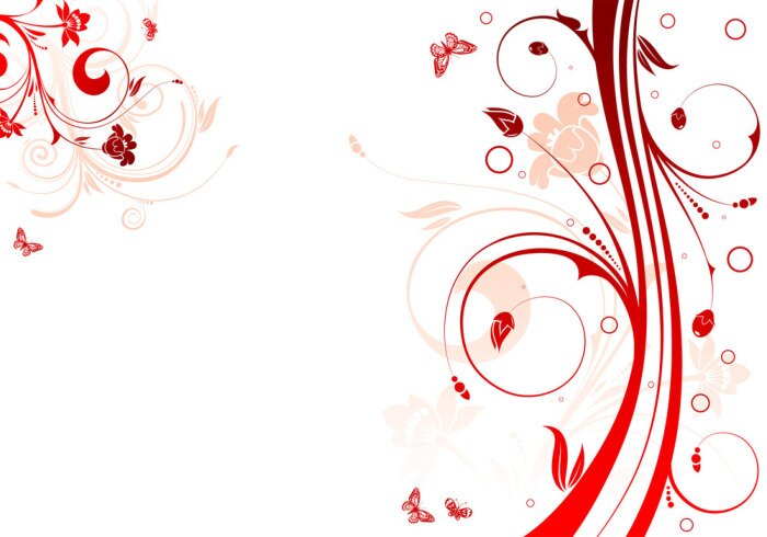 Papier peint  fond floral