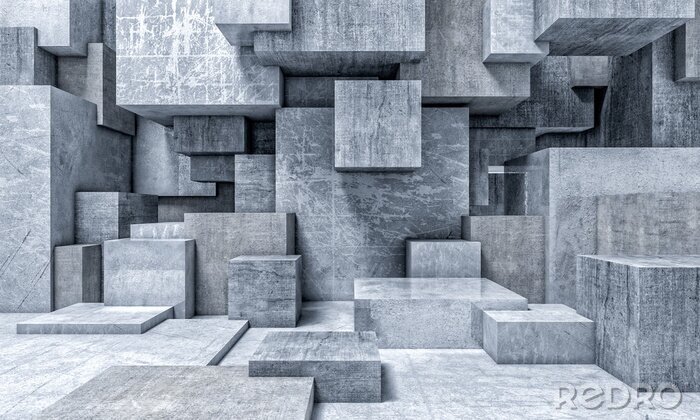 Papier peint  Fond géométrique 3d