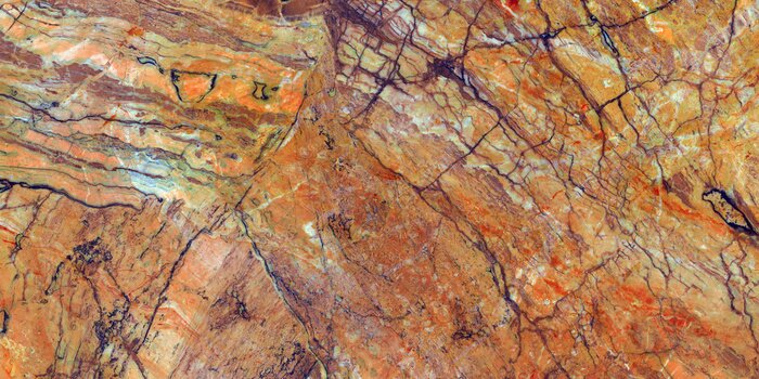 Papier peint  Fond marbré orange naturel