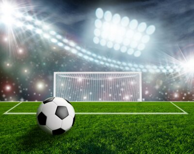 Papier peint  Football devant la surface de réparation