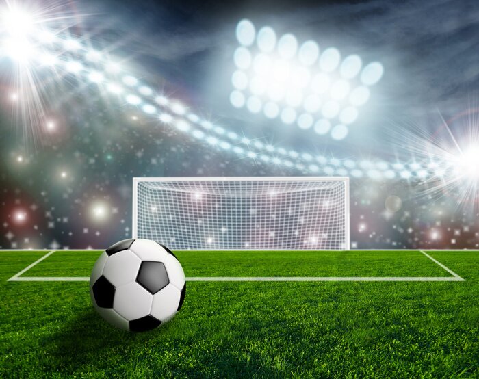 Papier peint  Football devant la surface de réparation