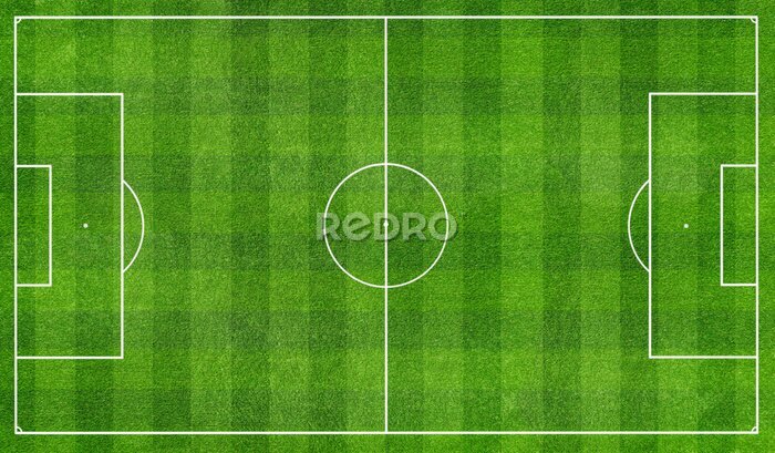 Papier peint  football  field top view