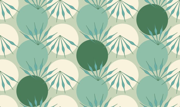 Papier peint  Forêt de bambou abstraite