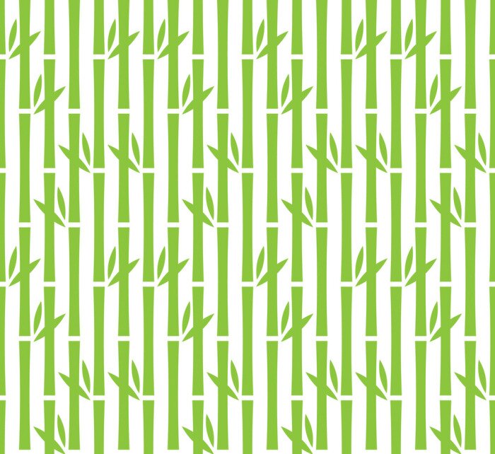 Papier peint  Forêt de bambous verts