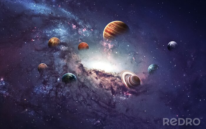 Papier peint  Formation des planètes du système solaire