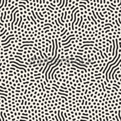 Papier peint  Formes abstraites noires