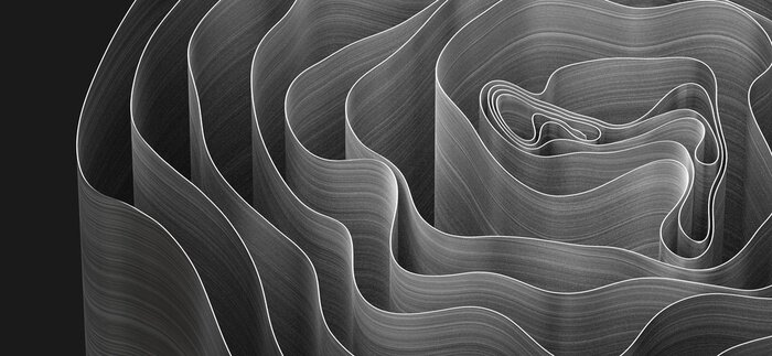 Papier peint  Formulaires 3D monochromes