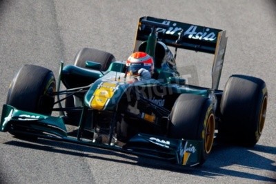 Papier peint  Formule 1 pilote en entraînement