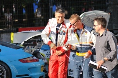 Papier peint  Formule 1 pilotes avant la course