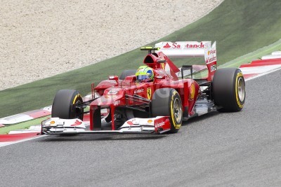 Papier peint  Formule 1 voiture rouge