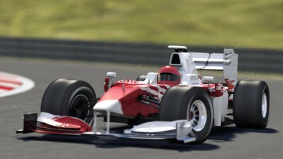 formule une voiture de course