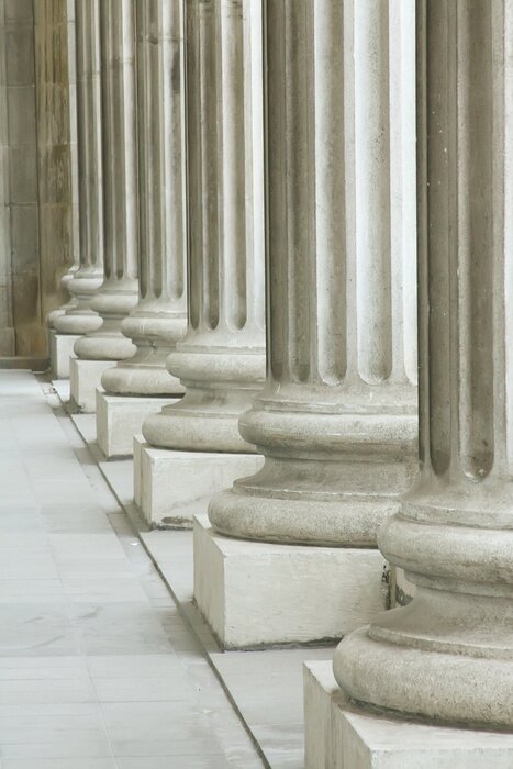 Papier peint  Fragment de colonnes antiques