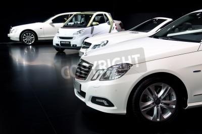 Papier peint  FRANCFORT - Septembre 20: Mercedes Benz sur la 63e IAA (Internationale Automobil Ausstellung) le 20 Septembre 2009 à Francfort, en Allemagne