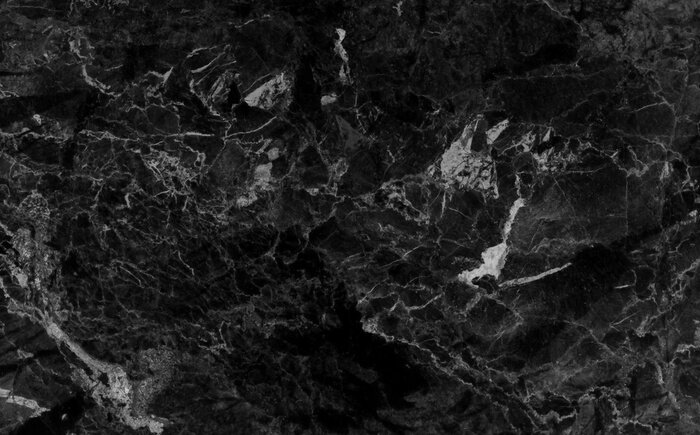 Papier peint  Fumée blanche sur du marbre noir