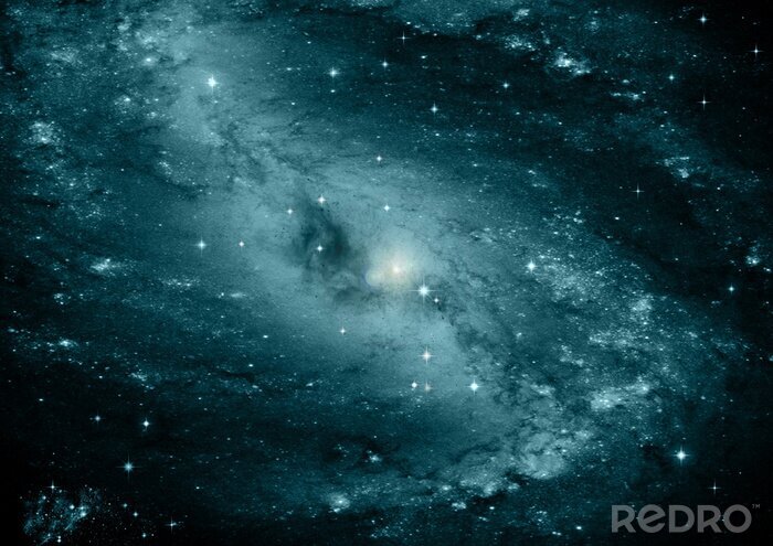 Papier peint  Galaxie dans le ciel sombre