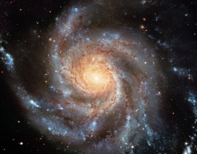 Papier peint  Galaxie spirale dans le ciel nocturne