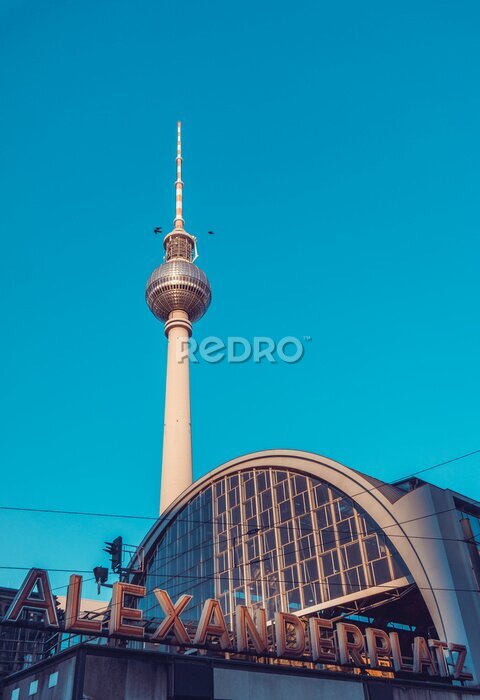 Papier peint  Gare Alexanderplatz à Berlin, Allemagne