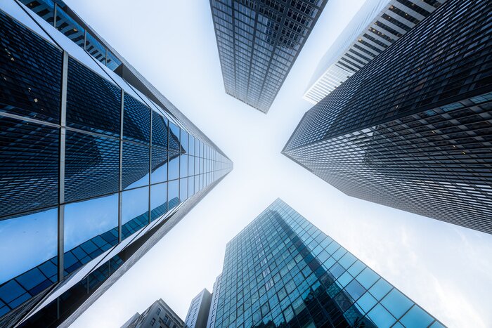 Papier peint  Gatte-ciel modernes de Wall Street