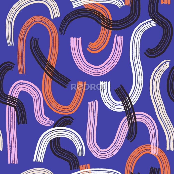 Papier peint  Géométrie de forme moderne colorée