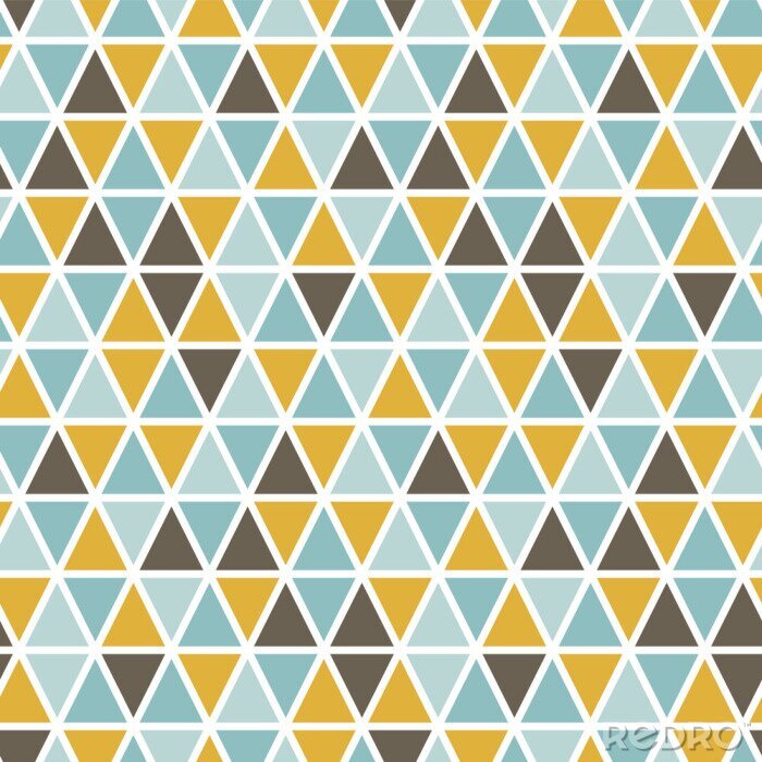 Papier peint  Géométrie scandinave avec triangles