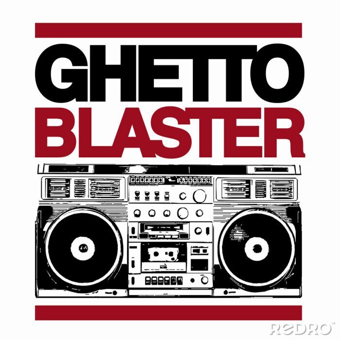 Papier peint  ghetto Blaster