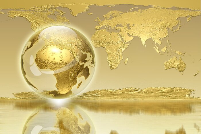 Papier peint  Golden Globe