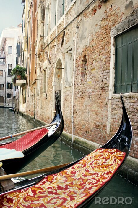 Papier peint  Gondoles à motifs Venise