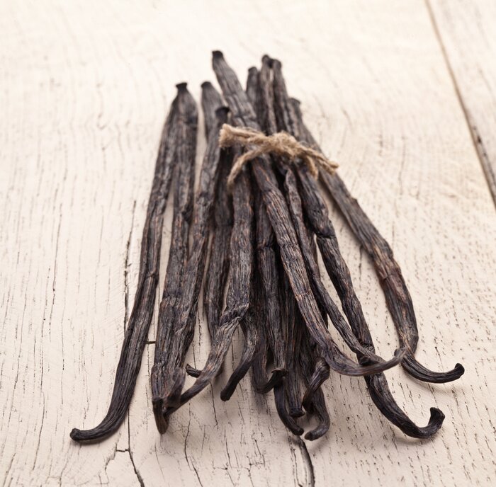 Papier peint  Gousses de vanille aromatique