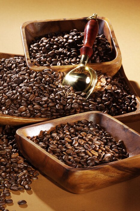 Papier peint  Grains d'arabica