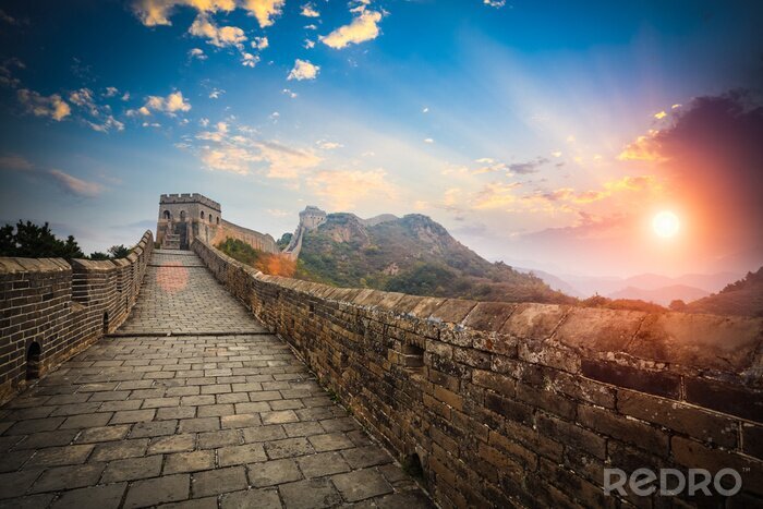 Papier peint  Grande Muraille de Chine en Asie
