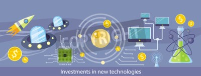 Papier peint  Graphique avec les nouvelles technologies