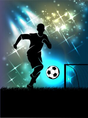 Graphiques minimalistes de match de football