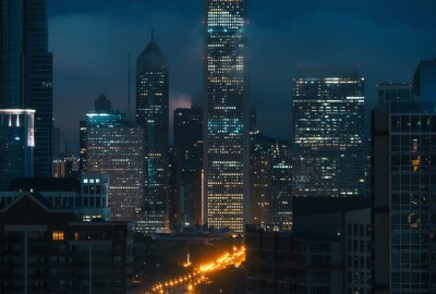 Gratte-ciel modernes à Chicago