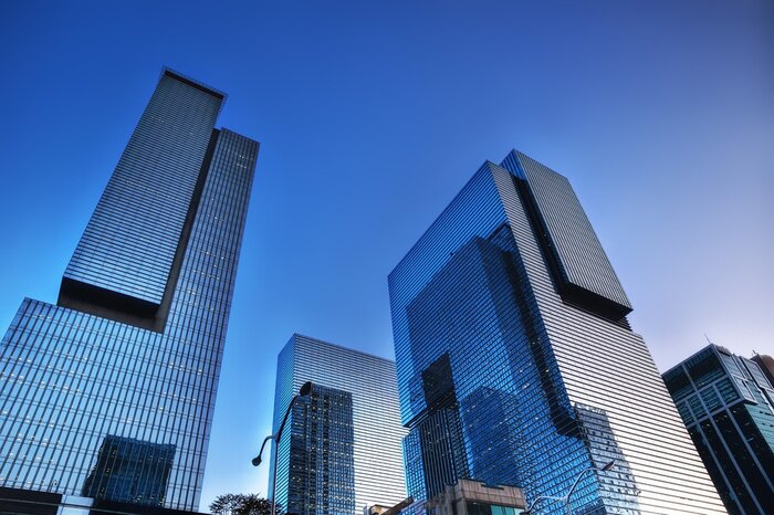 Papier peint  Gratte-ciel modernes originaux