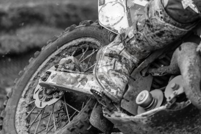 Papier peint  Gros plan d'un vélo de motocross