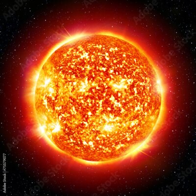 Papier peint  Gros plan sur le soleil