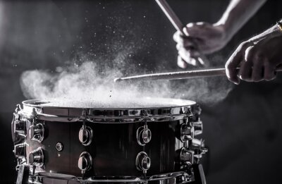 Papier peint  Gros plan sur les tambours en train de jouer