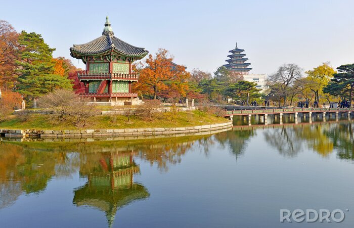 Papier peint  Gyeongbokgung Palace, Séoul, Corée du Sud