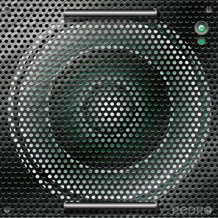 Papier peint  Haut-parleur musical