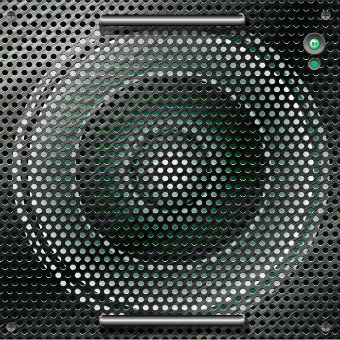 Papier peint  Haut-parleur musical