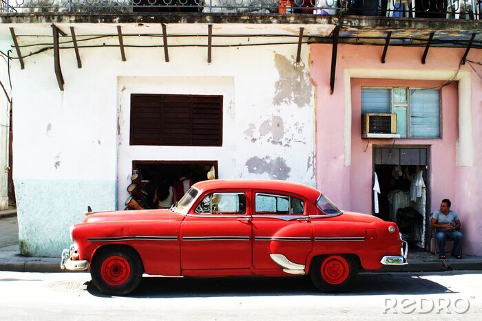 Papier peint  havana voiture