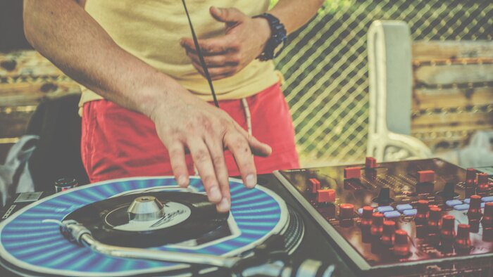 Papier peint  Hiip-hop sur vinyle