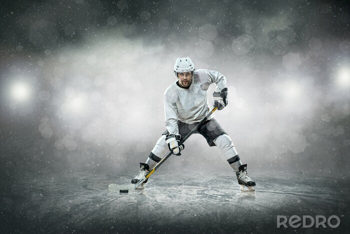 Papier peint  Hockey, joueur, glace, dehors