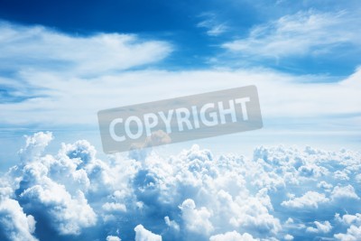 Papier peint  Homme avion et ciel