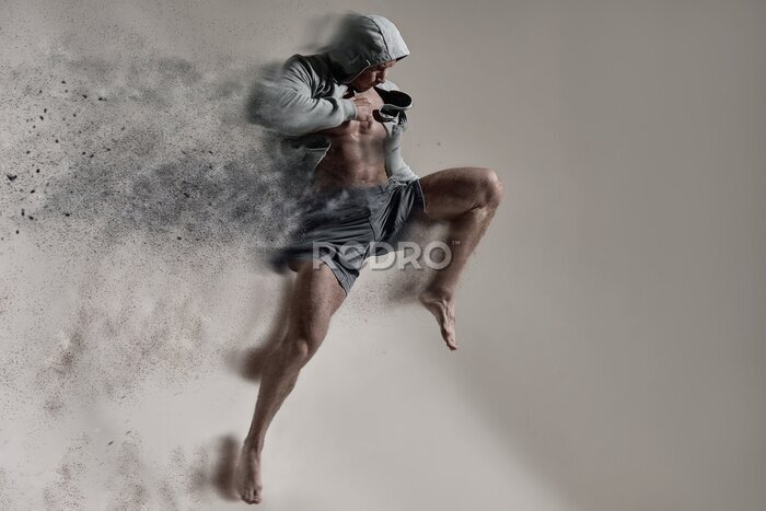 Papier peint  Homme sportif sautant