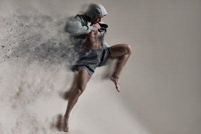 Papier peint  Homme sportif sautant