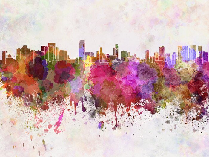 Papier peint  Honolulu en Amérique