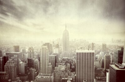 Papier peint  Horizon rétro de New York