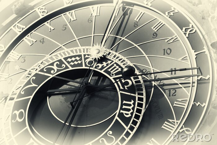 Papier peint  horloge astronomique