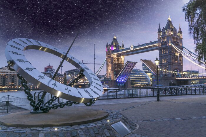 Papier peint  Horloge solaire à Londres